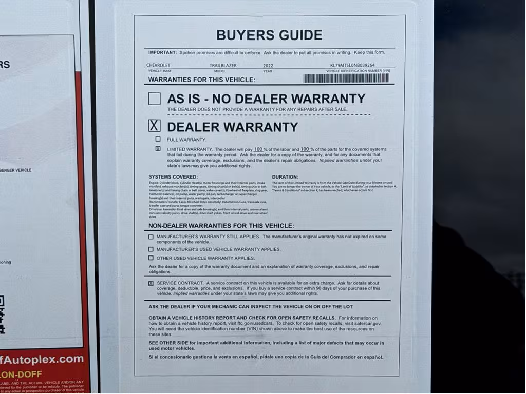2022 Chevrolet TrailBlazer - KL79MTSL0NB039264 - Image #26